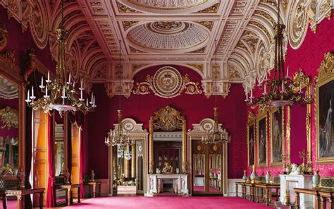inside buckingham palace apartments.